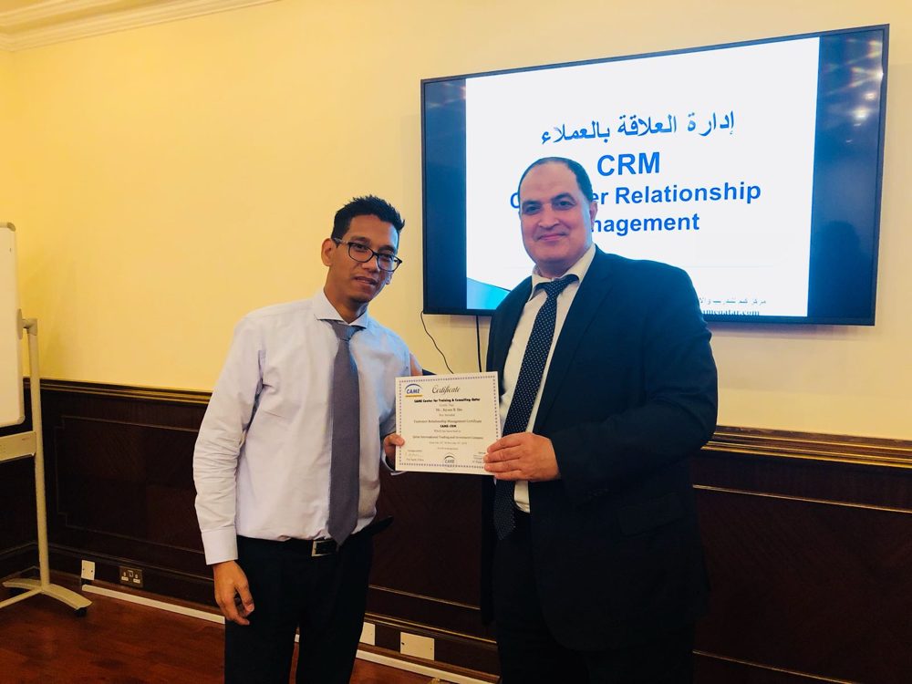 تسليم شهادات CAME – CRM – قطر